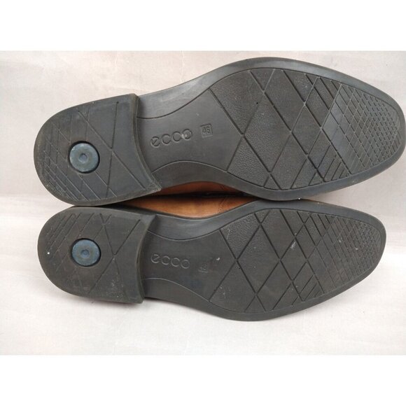 ECCO Melbourne Slip On Leather Penny Loafer Amber Men’s Size 12/12.5 - Picture 8 of 10